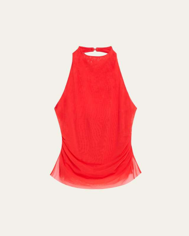 Jacques Mesh Halter Top